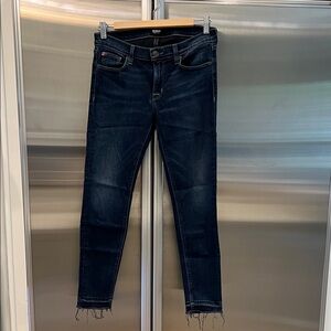HUDSON Dark Indigo Women’s Skinny Jeans - Krista Crop
